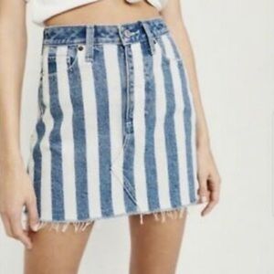 Abercrombie Mini Jean Skirt